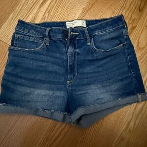 Abercrombie & Fitch Blue Denim Shorts